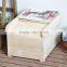 kitchen wooden nature color storage box for the rice,bread,food