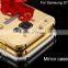 Luxury Gold Plating Aluminum Metal Frame + Mirror Acrylic Back Case For Samsung Galaxy S6/S6 edge/S7/S7 Edge