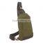 RS1947 Wholesale Leisure Sport Washed Canvas Backpacks With One Strap Chest Bag Army Green