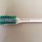 Beech wooden material with PP bristle lawnmower cleaning brush for lawnmower