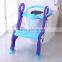 Non-slip kids ladder toilet seat/children potty trainer toilet/Portable kids toilet