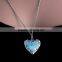 Women Men Hollow Heart Necklace Pendant Luminous Glow In The Dark Locket Glwoing Jewelry Gifts