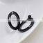 30*20.5mm Round Black Living Floating Charms Chains Locket