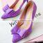 Two Side Artificial Suede Materials With Soft Hand Feeling for Ladies Shoes and Women's Handbags Usage
