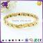 Discount Prices wedding Bracelet with power magnet Full gold Bracelet