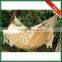Wholesale High-grade Custom Linen Cotton Outdoor Camping Rocking Hammock with Macrame