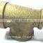 low price from Taiwan 1/8~4" red brass female pipe reducing tee