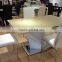 TB modern white high gloss retangle extendable dining table with 10seater