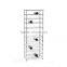 Customized Chrome plated metal wine rack