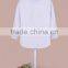 Hot selling children plain white polo shirt