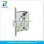 round square steel forend magnetic night latch deadbolt 35mm backset anti-theft mortise door knob locks