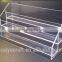 Clear acrylic nail polish stand holder cosmetic storage box