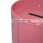 customize coin round bank money saving tin boxes/Round Tin Coin Bank,Round Tin Money Box Gift Piggy Bank