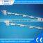 Metal merchandising strip with 12 clip