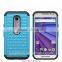 Customized Crystal Star Phone Case Cover Back for Moto G2 G3