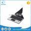 Aluminum Bluetooth tablets leather keyboard case