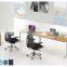Nice price simple design panel two-seater office furniture desk