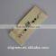 good border white satin woven label with side fold
