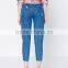 Womens Hole Embroidered Pant Jeans Wholesale Price Denim Trousers
