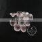 12-12.5mm round faceted cut natural pink rose quartz semi precious loose stone gemstone DIY ring earrings charm cabochon 4110105
