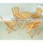 Outsunny Wooden 5 pc Folding Patio Dining Set