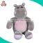 kids lifelike stuffed cute soft plush purple hippo
