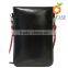 Cross body leather pouch, cell phone cross body leather pouch
