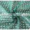 Hot Selling Polyester Plaid Crochet Embellished Lace Fabric With Sequin