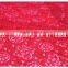 Fashion Design Polyester With Spandex Lingerie Stretch Fabric in Red