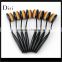 High quality 10pcs synthetic makeup brush for gift