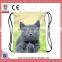 Brand new 2016 escolar backpack 3D printing travel softback man women mochila feminina drawstring bag backpack pizza