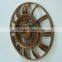 15 Inch Wall Decorative Plastic Copper Effect Clock