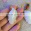 nephrite jade white jade stone crafts pendent magnolia flower pendent