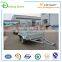 5x3 galvanized single axle commercial tipping caged box trailer