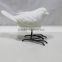 Hot selling ceramic white bisque bird nest decoration