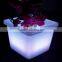 illuminated remote control Waterproof decorative led pot/vase