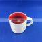 16 oz glazed red color ceramic sublimation coffee mug