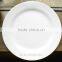 Customized white porcelain dinner plates