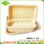 Custom cheap stackable woven heated durable rising square plastic bread fruit basket