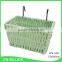 Fancy colored paper rope weaving hanging storage baskets