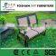 New design garden cast aluminum furniture swing loved sofa chair