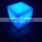 Rechargeable Battery Operated RGB Lighted Square Lamp with 16 Colors Changing