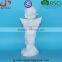 White Glazed Ceramic Standing Angel for Christmas Decor and Home Decor