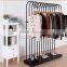 Fashion metal floorstanding Multilayer clothing rack