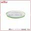 Good quality chinese factory canton fair showed 20cm two tone round ice cream dishes