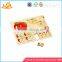 Wholesale new product animals wooden baby jigsaw cheap baby wooden baby jigsaw toy W14A104