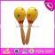 Customize baby wooden mini maracas for sale W07I064