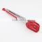 Silicone Stainless Steel Kitchen Tongs With Locking Clip