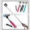 2014 new extendable mobile phone selfie stick with blue tooth remote shutter