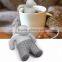 16158 Unique Cute Tea Strainer Silicone Tea Infuser Filter Teapot Teabags for Tea & Coffee Drinkware